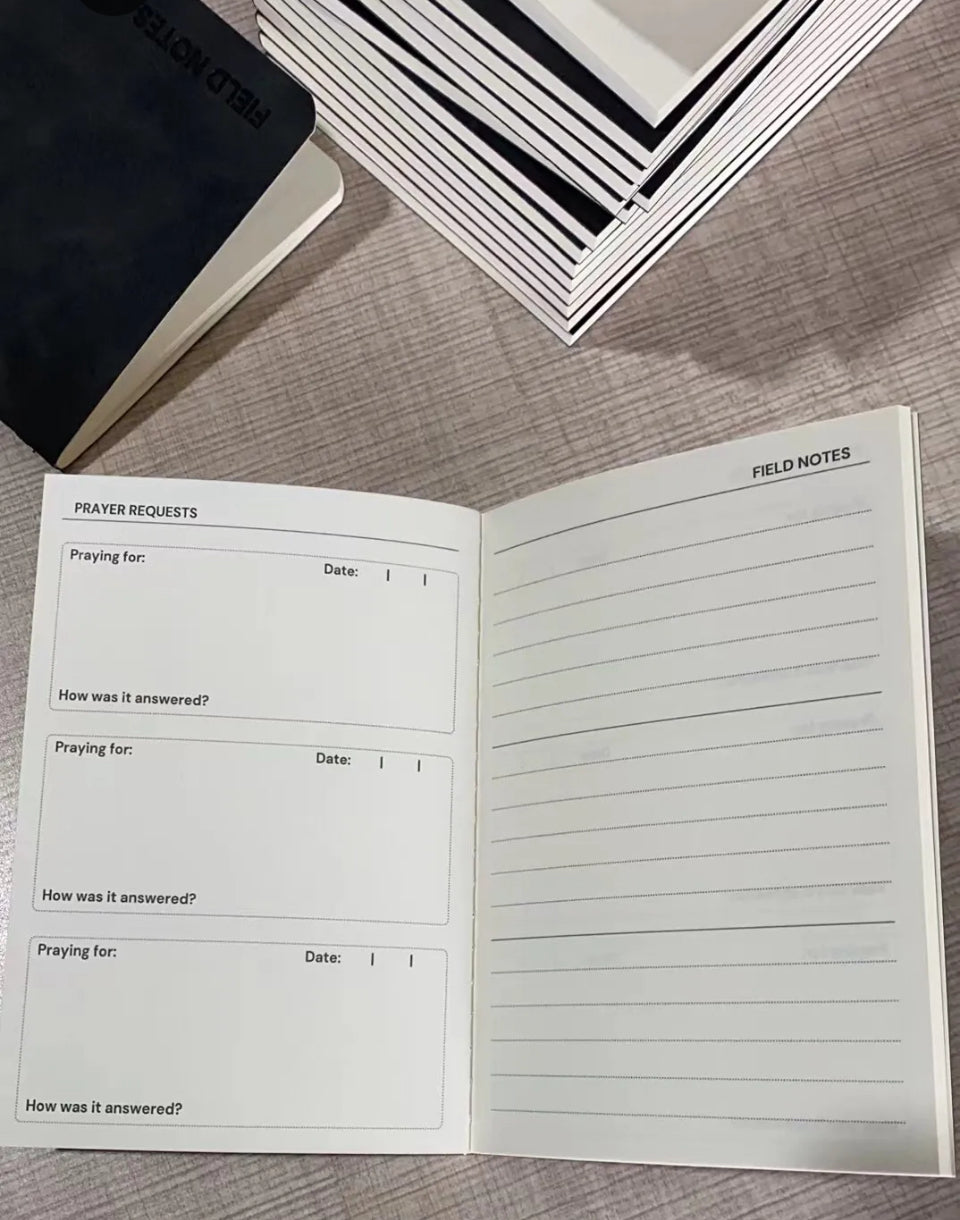 RED LETTERED FIELD NOTES: Pocket-sized Prayer Requests + Field Notes Journal